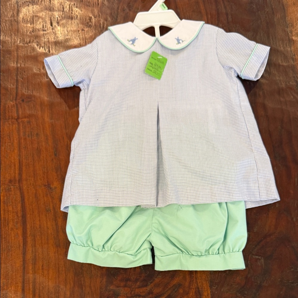 Kids Blue and Green Matching Set